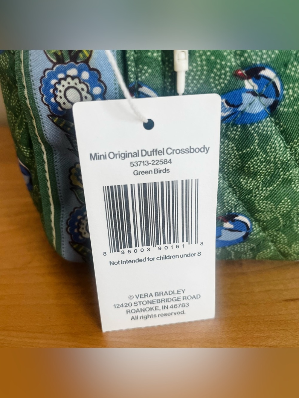 vera bradley mini original duffel - Picture 2 of 6